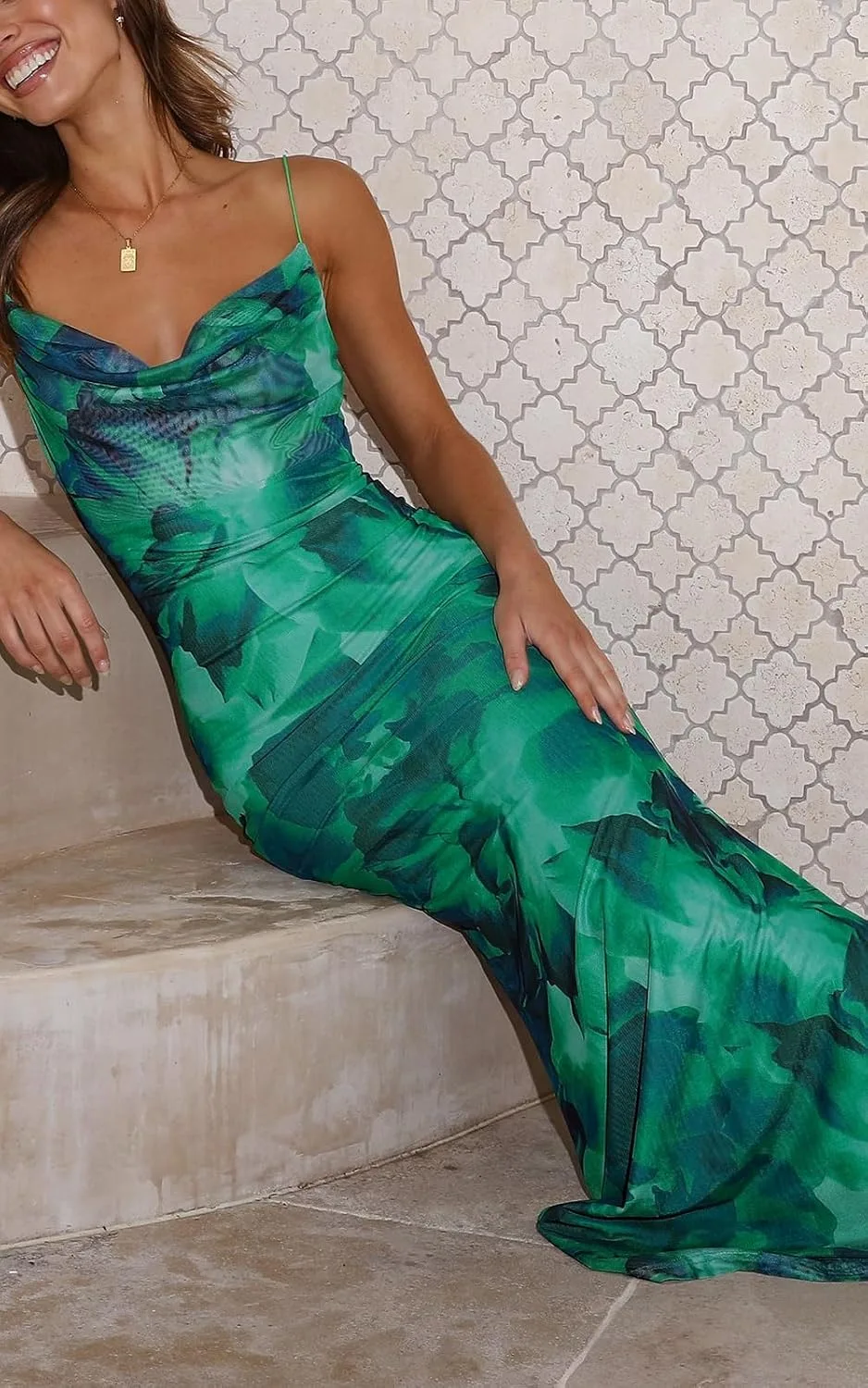 Prettygarden Robe longue d'été