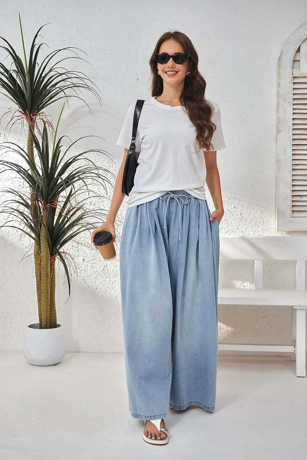 Pantalon Wide-Leg