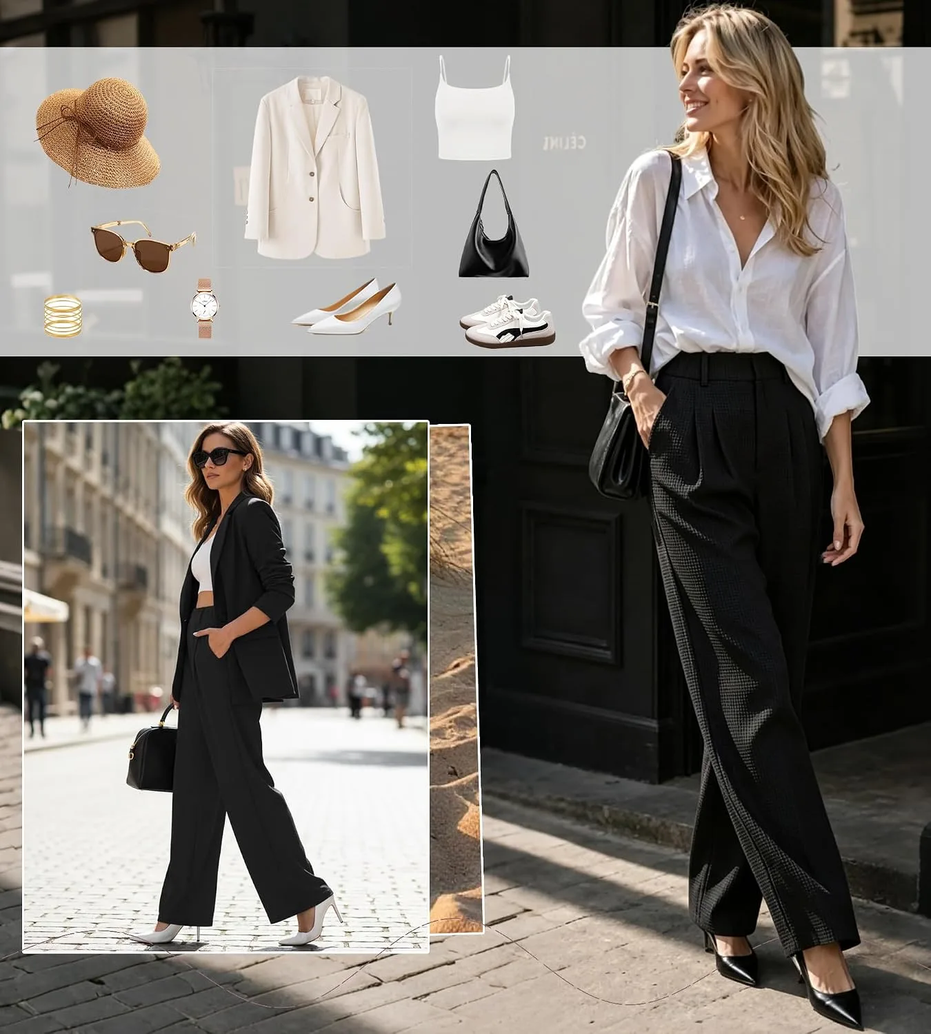 Pantalon Palazzo